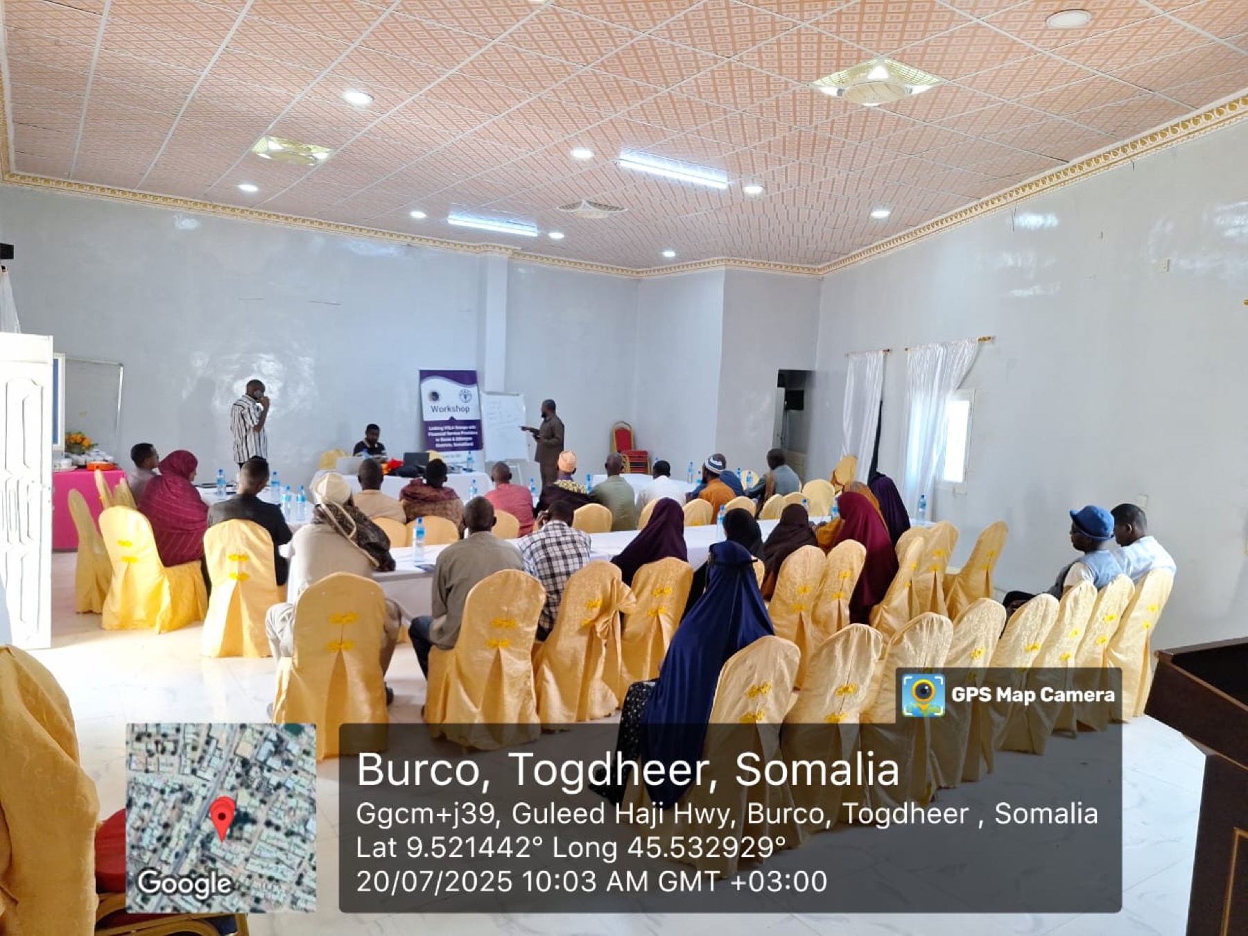 VSLA financial service provider workshop in Burao